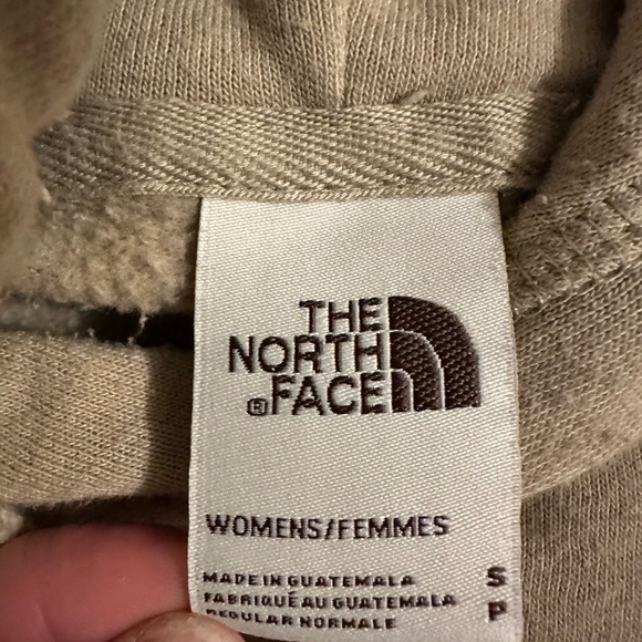 The North Face Neutral Tan Pullover Hoodie Small - Picture 3 of 4